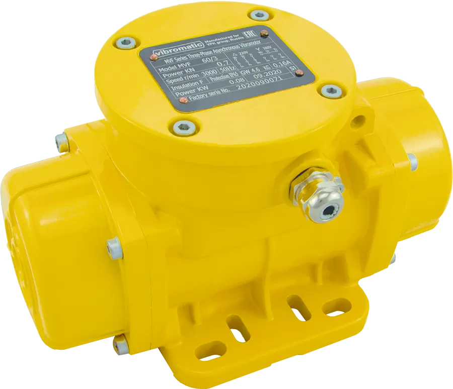 Вибраторы площадочные 2 полюса, 3000 об./мин. Площадочный вибратор MVF60/3