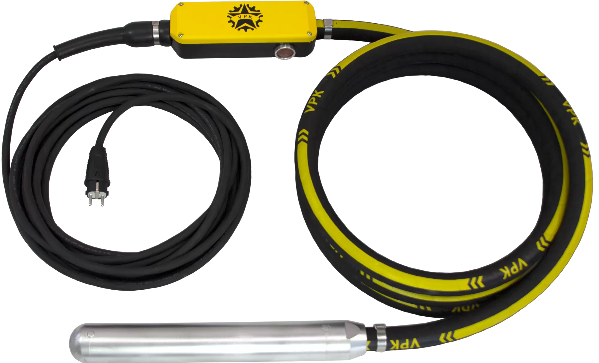 Вибраторы глубинные со встроенным преобразователем Глубинный вибратор с преобразователем VPK Electron light 36