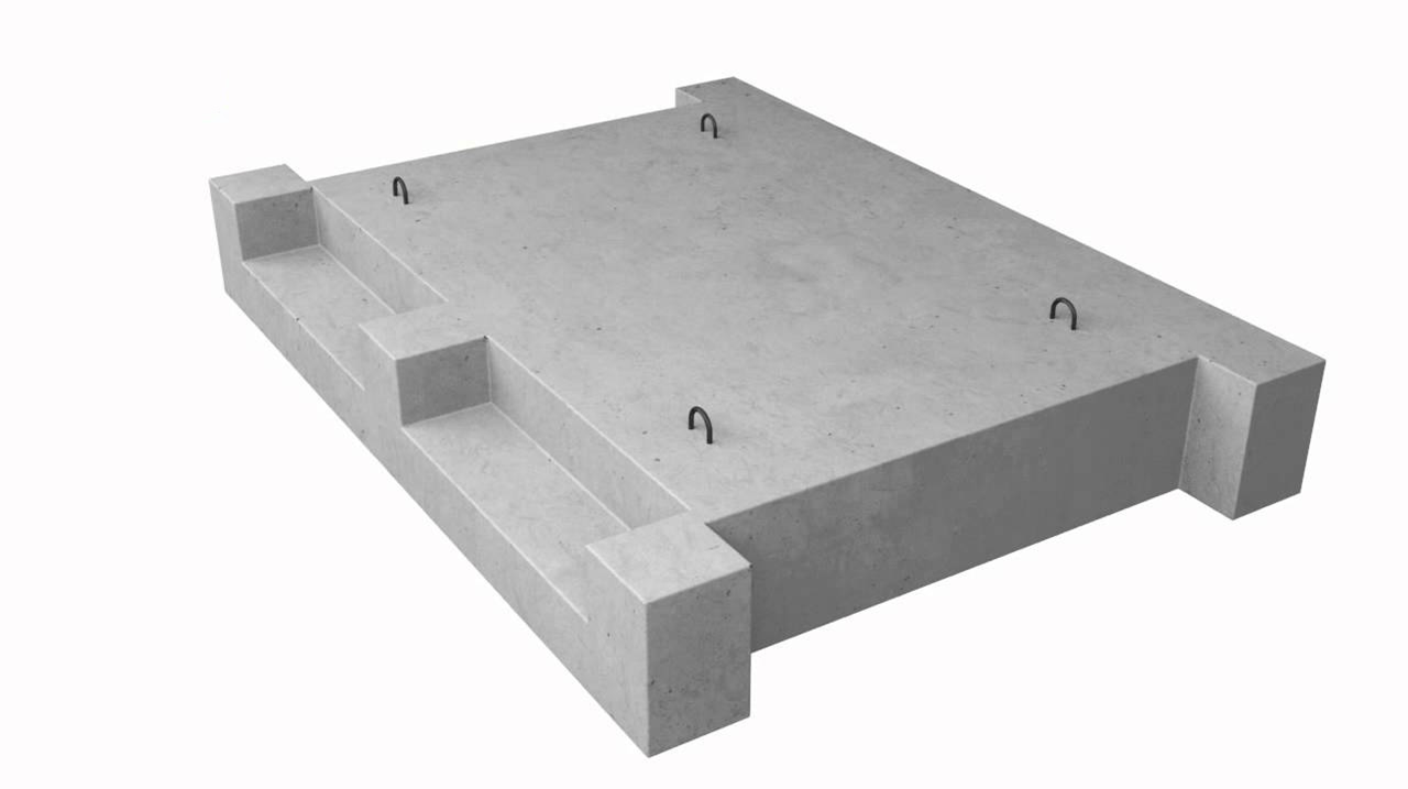 Площадки лестничные железобетонные Лестничная площадка 1ЛП 30.13-4